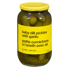 NN BABY DILL W GARLIC PICKLES 1 LITRE