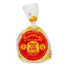 Hanna White Regular Pita Bread 225g