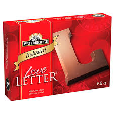 Waterbridge Chocolate Love Letters 65g
