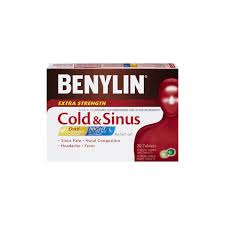 Benylin Ex Str Cold And Sinus 20 Pk 100  G