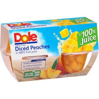 Dole Diced Peaches 4 Pk