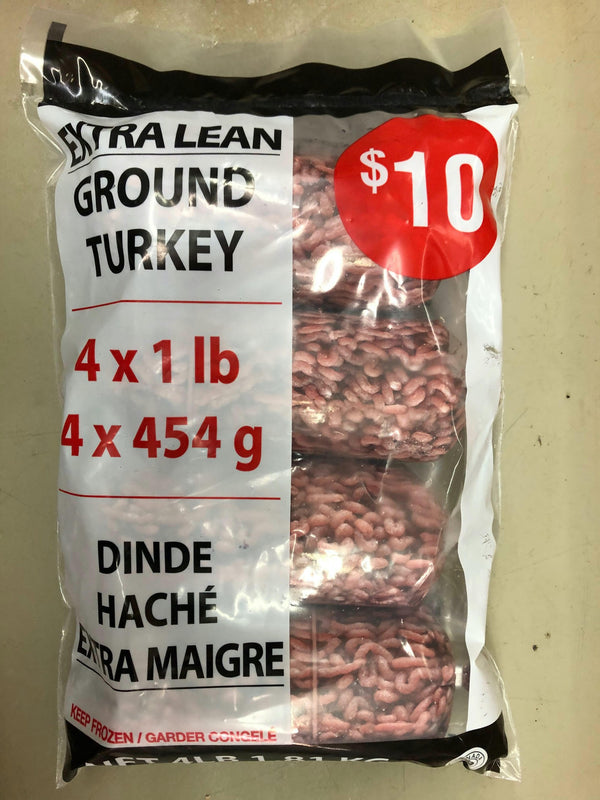 Erie Meats Ground Turkey 4x1 Lb.